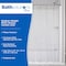 Kenney Mfg Medium Weight PEVA Shower Curtain Liner, 2-Pack, 70in W x 72in H, Clear KN61462 - alternate 4